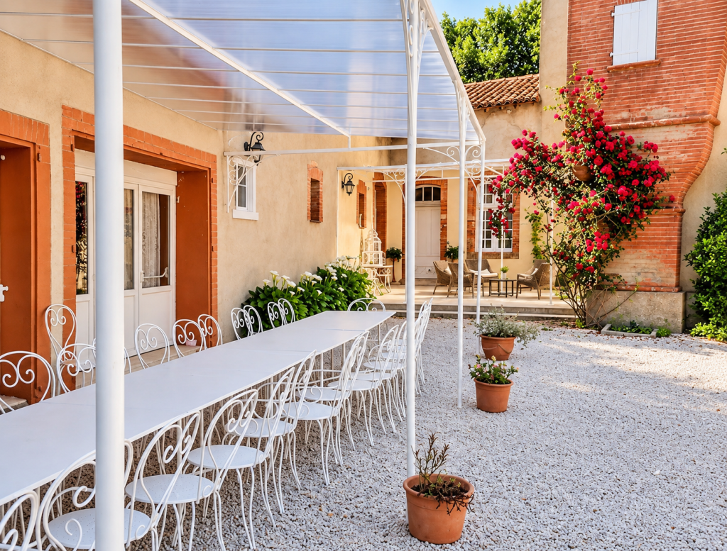 Pergola du Château de Riveneuve - Château pour mariage en Ariège proche Toulouse