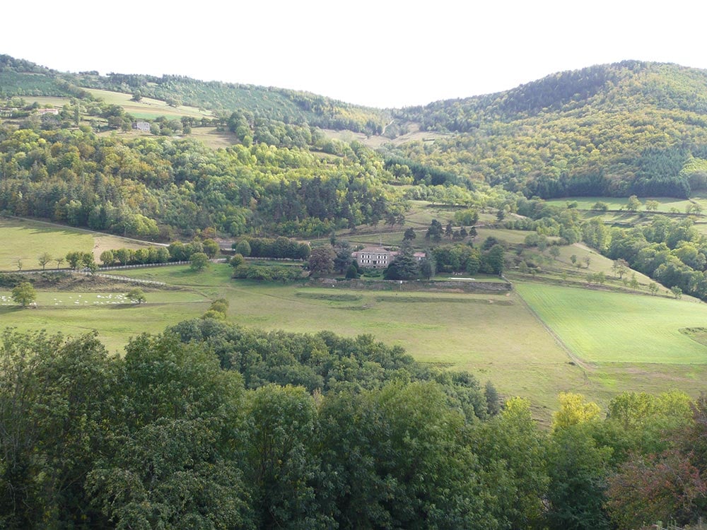 Vue du Château de Pralong