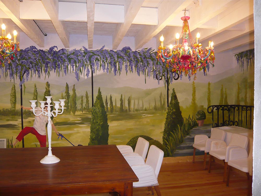 Salle de réception du Château de Pralong
