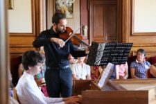 concert privé piano et violon château la douve