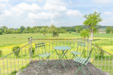 La terrasse du château de Bellay