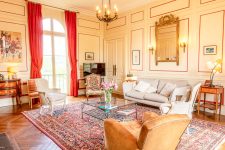 Le salon jaune du château de Bellay