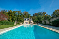 La piscine du Château de La Bouillerie