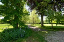 Les jardins du château.