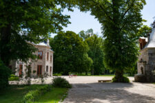 Les jardins du château.