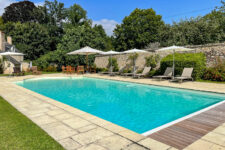 La piscine du Château de La Bouillerie