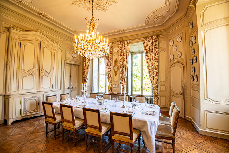 The dining room - Château de Sédaiges
