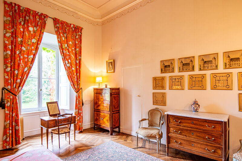 Bedroom of Château de Sédaiges