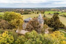 Aerial view of Chateau de Trioulou