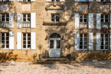 The main facade of Château du Trioulou