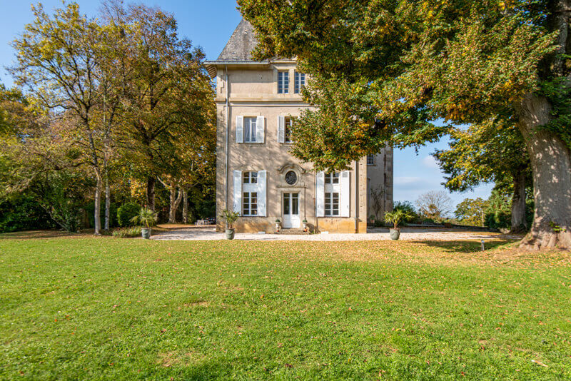 The private park of Château du Trioulou