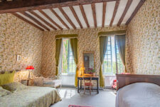 The bedrooms of Château de Coulom