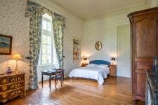 Chambre bleue - Château de Pitray