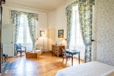 Chambre bleue - Château de Pitray