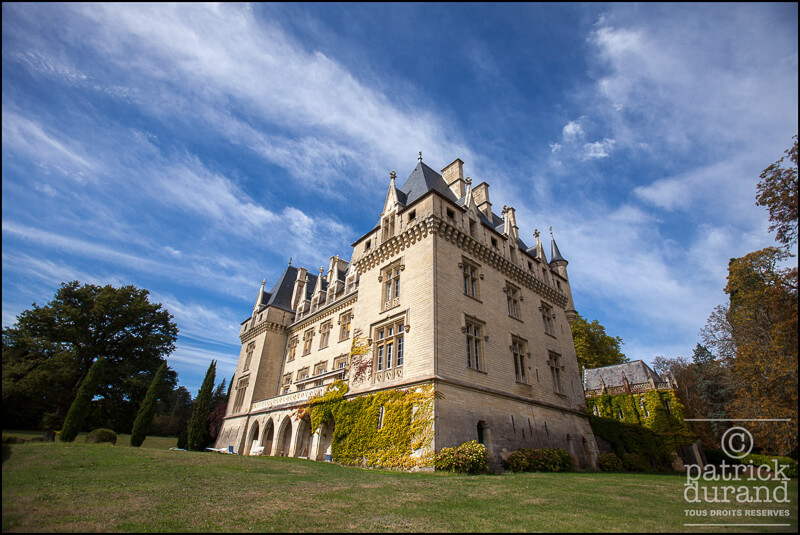 Château de Pitray depuis les jardins