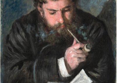 Tableau d'Auguste Renoir, Claude Monet (Le Liseur), 1872