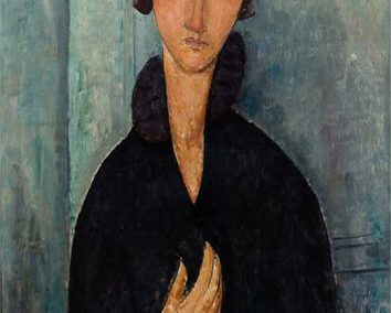 Fiche Sacha Guitry Zoaques Normandie weekend paris photo painting modigliani woman with blue eyes