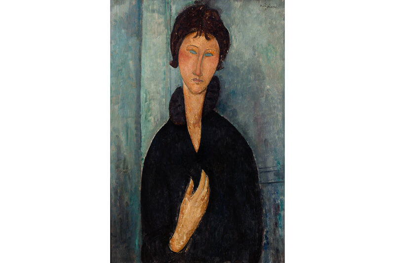 Fiche Sacha Guitry Zoaques Normandie weekend paris photo painting modigliani woman with blue eyes