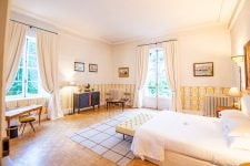 Bedroom in the château de Rocabella