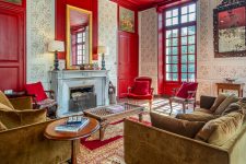 Salon rouge - Château Amore