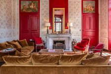 Salon rouge - Château Amore