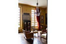 Salon Bibliothèque du Château du Bois de la Lune