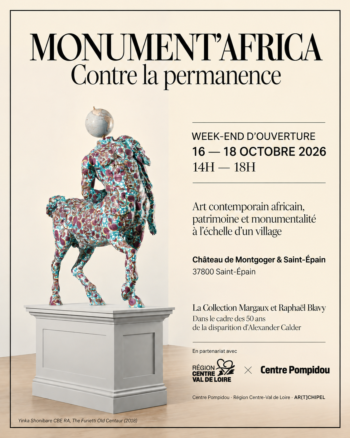 MONUMENT'AFRICA - Invitation weekend ouverture